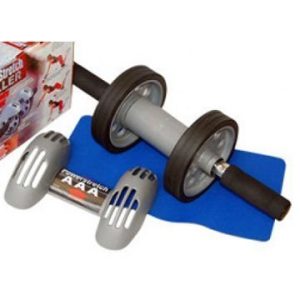 Powerstretch AB Wheel Roller Exercise Fitness Slim Body Roller Power Stretch