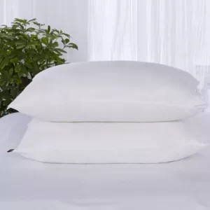 Plain white Fibre Pillows